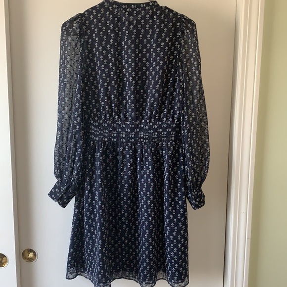 & Other Stories Floral Chiffon Mini Dress 4 - Picture 9 of 14